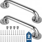 2 Pack Shower Grab Bar, Stainless Steel Bathroom Grab Bar, Shower Handle Bath Ha
