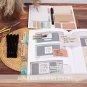 Aesthetic Pastel Sticky Notes Set of 528 with Tabs - Incl. Sturdy Cover to Keep