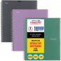 Five Star Interactive Notetaking Spiral Notebooks, 3 Pack, 1 Subject, College Ru
