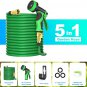 100 Ft Expandable Garden Hose with 10 Function Nozzles, New Water Hose with 50 L