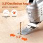 Oscillating Tool, Cordless Oscillating Multi-Tool with 20V 2Ah Lithium-Ion, 5000