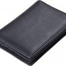 Genuine Leather Bifold Id/Business Credit Card Case Holder for Men Slim Front Po