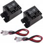 2PCS Power Relay AC120V Coil, 30A SPDT(1NO 1NC) 120 VAC with Flange Mounting and