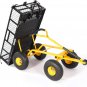 400 Lbs Dump Garden Cart Wagon, Heavy Duty Steel Garden Wagons, with Removable S