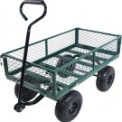 Wagon with Removable Sides Can Be Used Infarms, Warehouses, Etc. Garden Dump Car