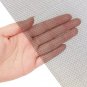 Replacement Black Fiberglass Window Screen Mesh Roll for Windows, Screen Doors,