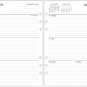 2024 Weekly & Monthly Planner Refill for A5 Ring Binder, 5-1/2" X 8-1/4", from J