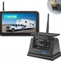 7-Inch Magnetic Solar Wireless Backup Camera System, Rechargeable Battery Revers