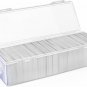 600 Count Plastic Trading Card Storage Box, Sports Cards Case, Baseball Card Box