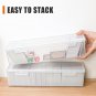 600 Count Plastic Trading Card Storage Box, Sports Cards Case, Baseball Card Box