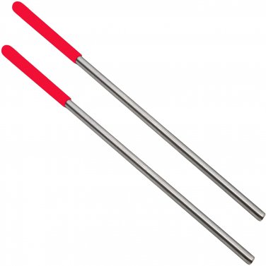 1 Pair Torsion Spring Winding Rods with Non-Slip Handle, 16 Inch Length Winding