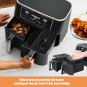 Air Fryer Replacement Parts for Ninja Foodi Airy Fryer, 8 PCS Food Grade Air Fry