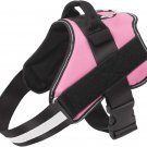 Dog Harness, No-Pull Reflective Dog Vest, Breathable Adjustable Pet Harness with