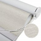Blackout Roller Shades for Bedroom Windows,Room Darkening Mini Blinds Beige Wate