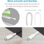 2 Pack 26FT Flat Power Extension Cable Compatible with Wyze Cam Pan, Kasa Cam, Y