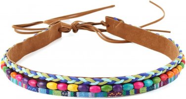 Hat Band Cowboy Western Hat Beaded Hatband Men Women Handmade Belt for Fedora Ha