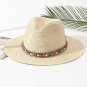 Hat Band Cowboy Western Hat Beaded Hatband Men Women Handmade Belt for Fedora Ha