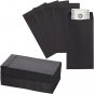 100 Pack Black Money Envelopes for Cash, Budgeting, Money Saving Challenges, Cur