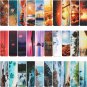 30 Pcs Natural Scenery Magnetic Bookmarks, Magnet Page Markers Set for Book Love