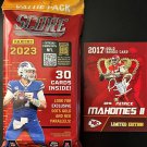 NEW 2023  SCORE Football Card FACTORY SEALED FAT Pack W/ 30 Total Cards - plus N