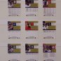 Trading Card Display Frame for 15 Standard Trading Cards - Black Frame with Blac