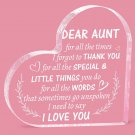 Aunt Gifts from Niece,Nephew - Christmas Gifts for Aunt Acrylic Keepsake Paperwe