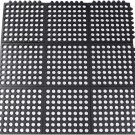Rubber Floor Mats anti Fatigue Kitchen Mats 9 Pack 11.8" X 11.8" Modular Interlo