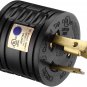 RV Generator Adapter, 3-Prong 30A Male to 30A Female RV Power Plug for Camper Mo