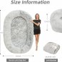 Human Dog Bed, 71"X45"X12" Orthopedic Washable Humans Size Dog Bed Fits People a