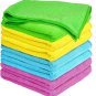 8PK Microfiber Cleaning Cloth,All-Purpose Cleaning Rags,Reusable and Lint Free T