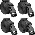 Premium Utility Straps with Quick Release Buckle Adjustable Short Nylon Lashing