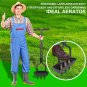 Lawn Aerator - Aerator Lawn Tool, Lawn Aerator Coring Tool with Soil Core Storag