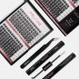 DIY Eyelash Extension Kit with 144 Pcs Lash Clusters Bond and Seal Eyelash Glue