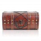 - Pirate Treasure Chest Storage Box - Janis Small 11" X7,1 X5,5 - Durable Wood &
