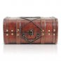 - Pirate Treasure Chest Storage Box - Janis Small 11" X7,1 X5,5 - Durable Wood &