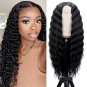 28'' Curly Wig Long Synthetic Wigs for Black Women Loose Deep Wave Lace Front Wi
