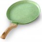 Nonstick Crepe Pan 10 Inch Skillet Pan,Granite Coating Flat Skillet,Indian Gridd