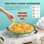 Nonstick Crepe Pan 10 Inch Skillet Pan,Granite Coating Flat Skillet,Indian Gridd