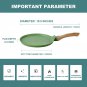 Nonstick Crepe Pan 10 Inch Skillet Pan,Granite Coating Flat Skillet,Indian Gridd