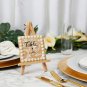 6-Pack Wooden Easel, Mini Easel Stands and Place Card Holders for Table Top Artw