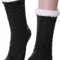Fuzzy Slipper Socks for Women with Grippers Winter Warm Thick Plush Fleece Linin