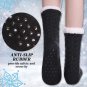 Fuzzy Slipper Socks for Women with Grippers Winter Warm Thick Plush Fleece Linin