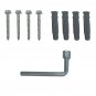 Heavy Duty Bolts, Concrete Anchors TV Wall Mount Screws Kit for Mounting a TV in