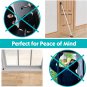 Door Security Bar,Sliding Door Lock Bar with anti Lift Lock,Adjustable Sliding D