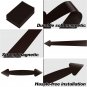 38 Pcs Magnetic Garage Door Decoration Kit Include 32 Faux Windows 4 Faux Hinges