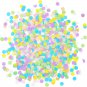 6 Pack Multicolor Small Confetti Poppers with 6 Bag Refills for Wedding, Birthda