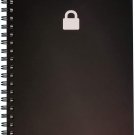 Spiral Password Book with Tabs - 5X7 Inch Password Organizer with Alphabetical T