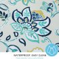 Patio Table Cloth with Umbrella Hole, Square Tablecloth 60 Inch Waterproof Table