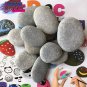12PCS Rocks for Painting Extra Large River Rocks for Painting 4-5.4 Inches Smoot