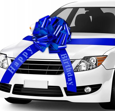 Happy Birthday Car Bow Big Car Ribbon Bow Large Gift Wrapping Bow Giant Bow for